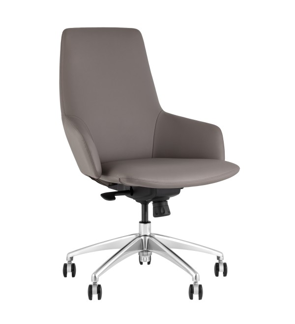 Кресло офисное TopChairs Bow серый