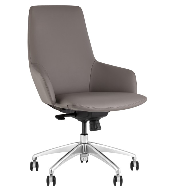 Кресло офисное TopChairs Bow серый
