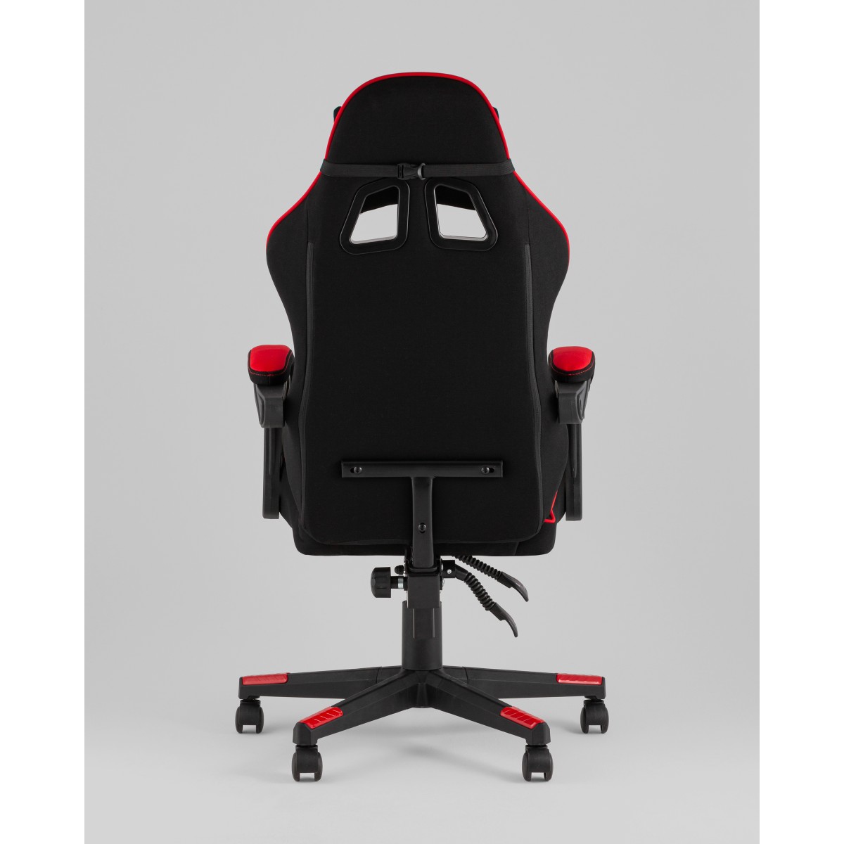 Кресло спортивное TopChairs Shadow ткань черно-красный