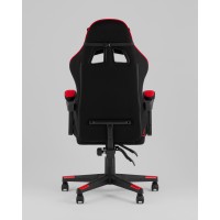 Кресло спортивное TopChairs Shadow ткань черно-красный