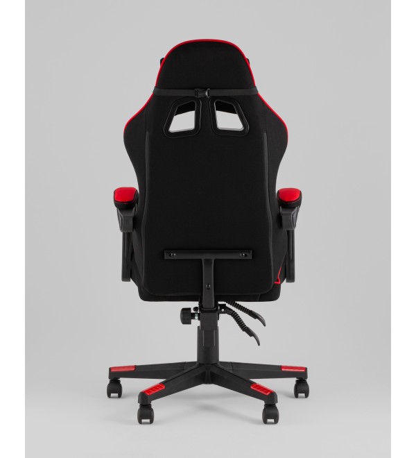 Кресло спортивное TopChairs Shadow ткань черно-красный