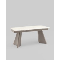 Стол обеденный Eliora 160-240*90 см серая керамика