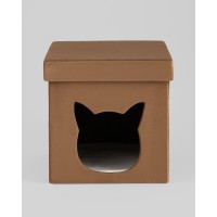 Пуф складной с ящиком Store Pet коричневый
