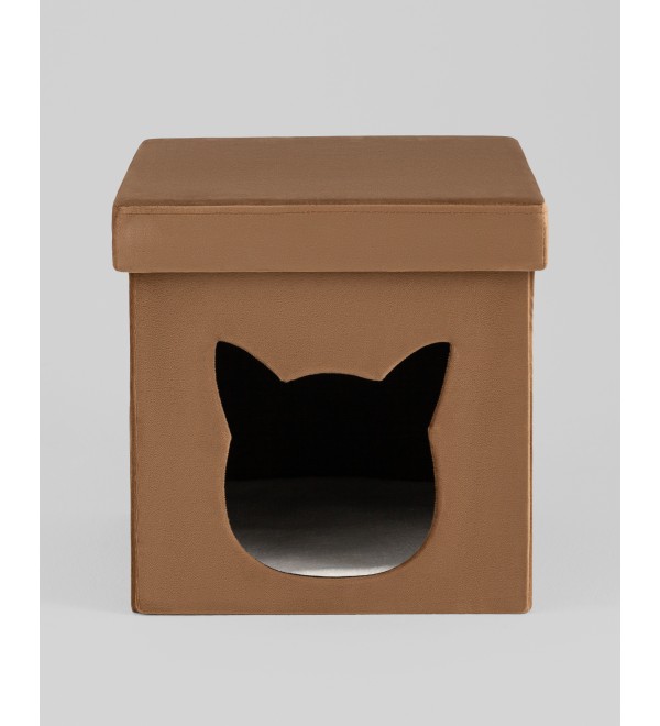 Пуф складной с ящиком Store Pet коричневый