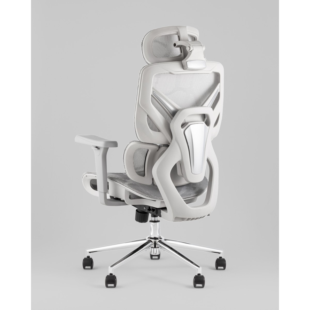 Кресло офисное TopChairs Structo серая сетка