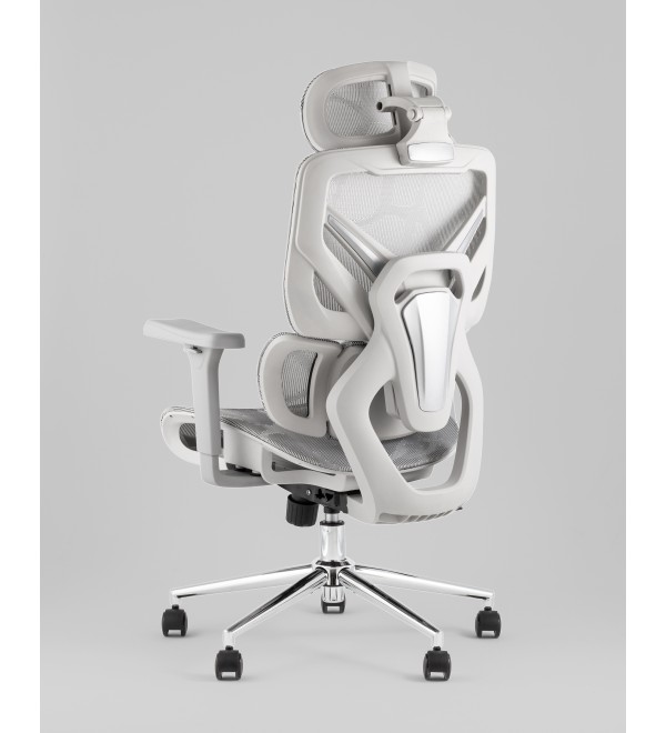 Кресло офисное TopChairs Structo серая сетка