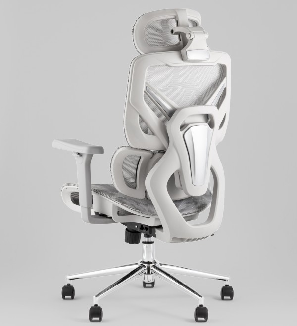 Кресло офисное TopChairs Structo серая сетка
