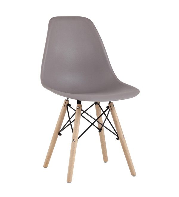 Стул Eames Style DSW темно-серый (разборный каркас)