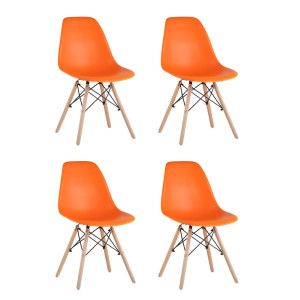 Стул Eames DSW оранжевый x4