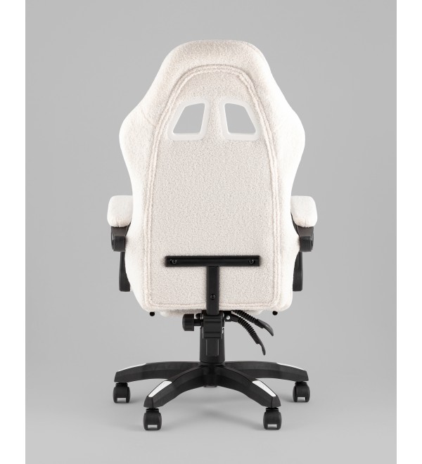 Кресло спортивное TopChairs MG-7019 букле белый
