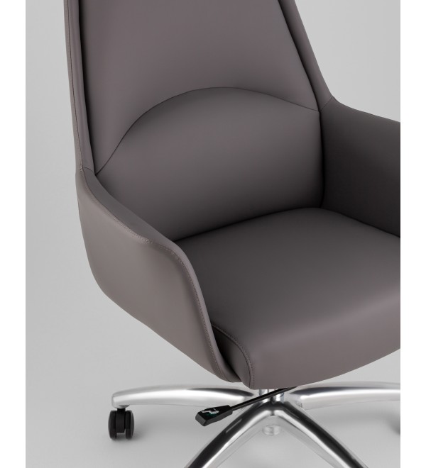 Кресло руководителя TopChairs Viking NEW серое