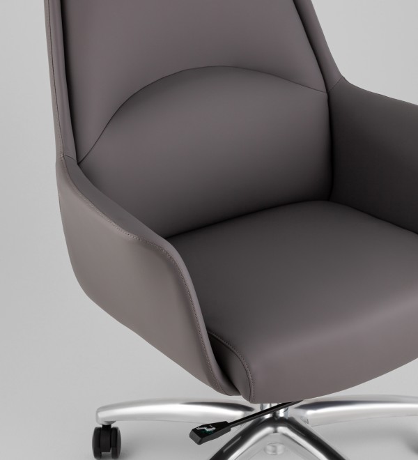 Кресло руководителя TopChairs Viking NEW серое