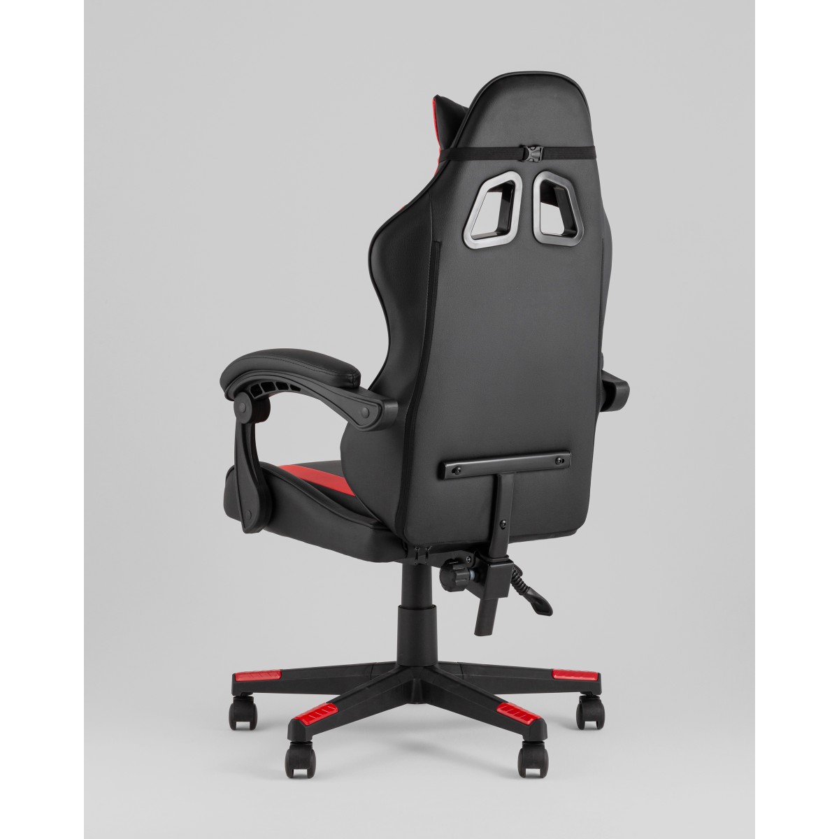Кресло спортивное TopChairs Commander черно-красный