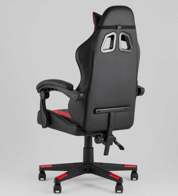Кресло спортивное TopChairs Commander черно-красный