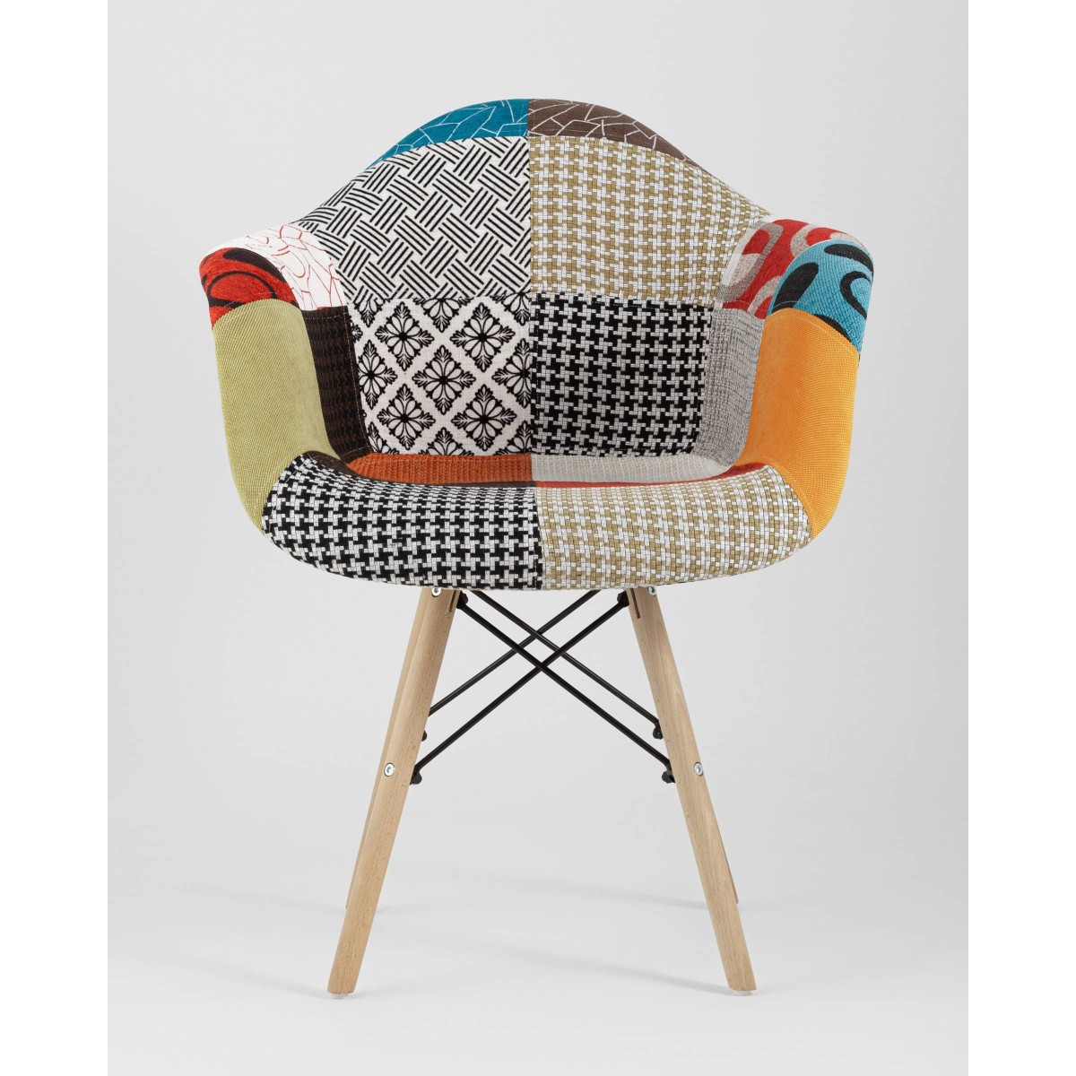 Кресло Eames DSW пэчворк