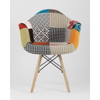 Кресло Eames DSW пэчворк