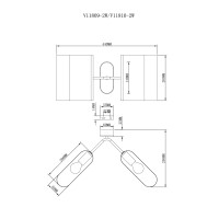 Светильник настенный Moderli V11809-2W Metalicana