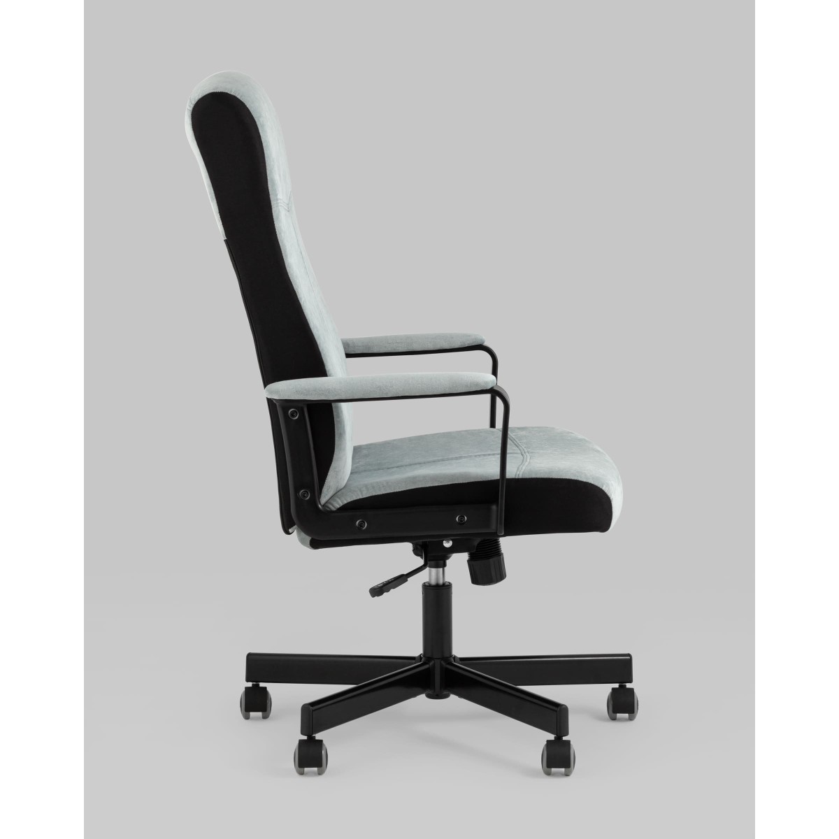 Кресло руководителя TopChairs ST-DOMINGO серо-голубой