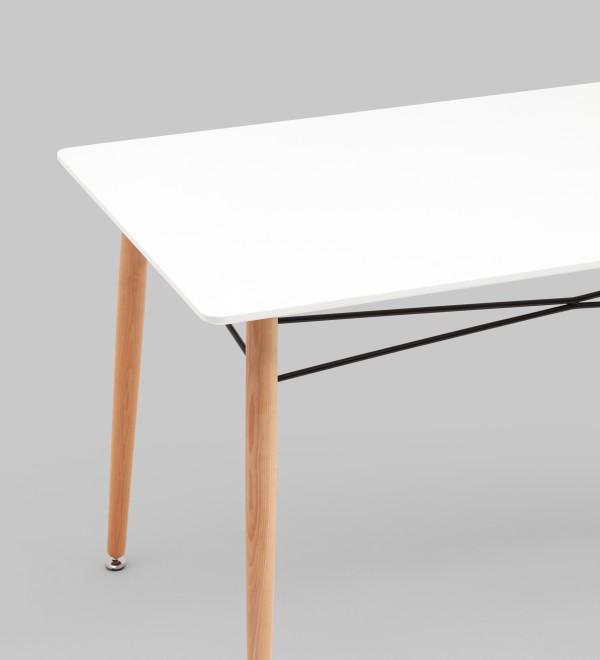 Стол Eames DSW Rectangle New 120*80 белый
