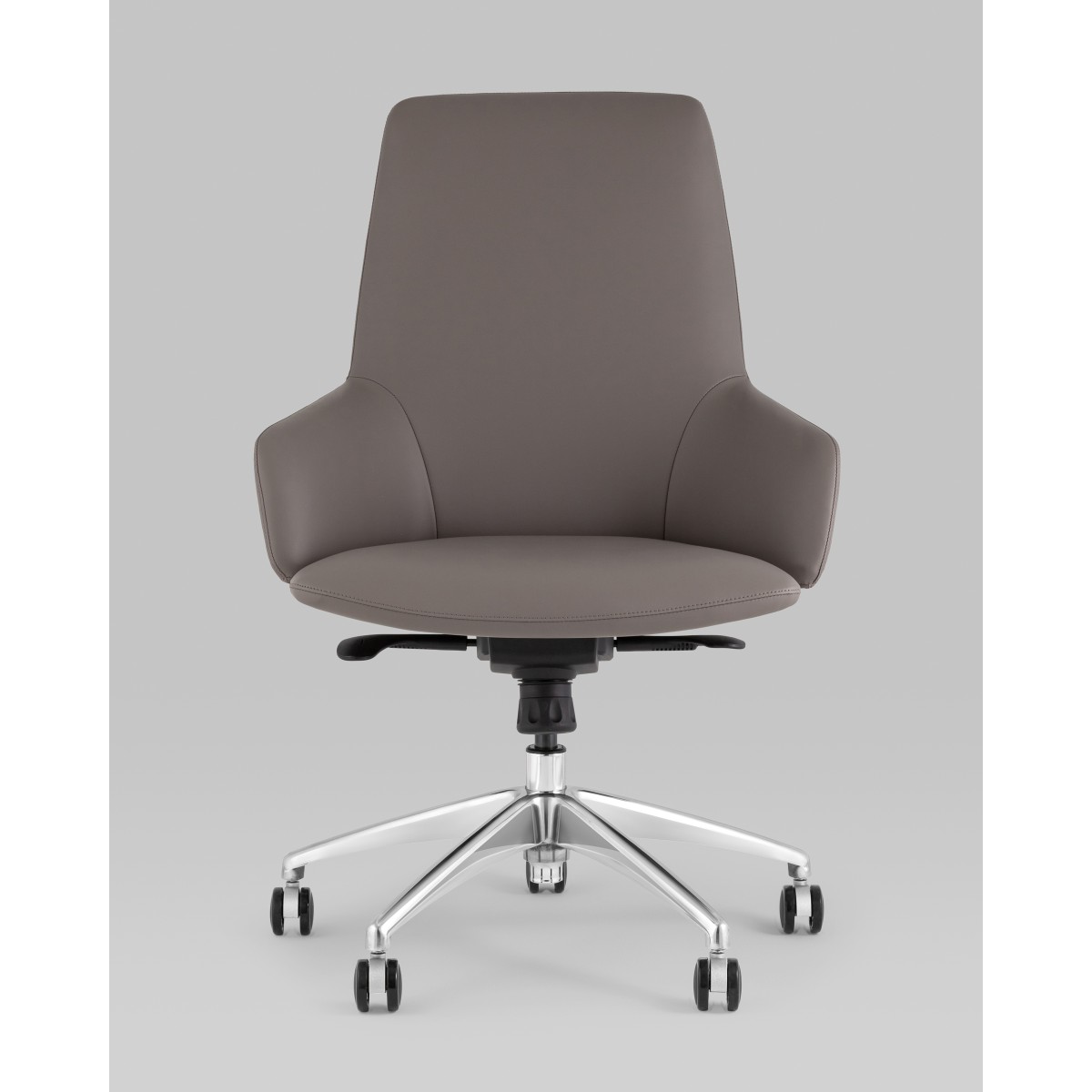 Кресло офисное TopChairs Bow серый