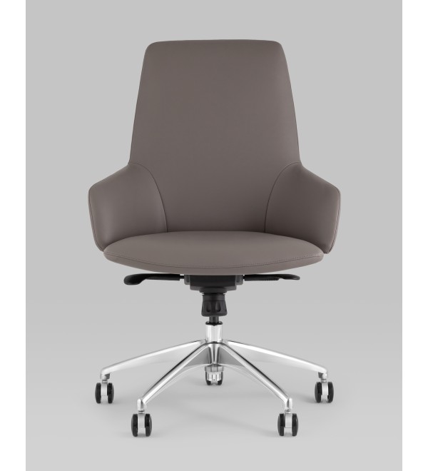 Кресло офисное TopChairs Bow серый