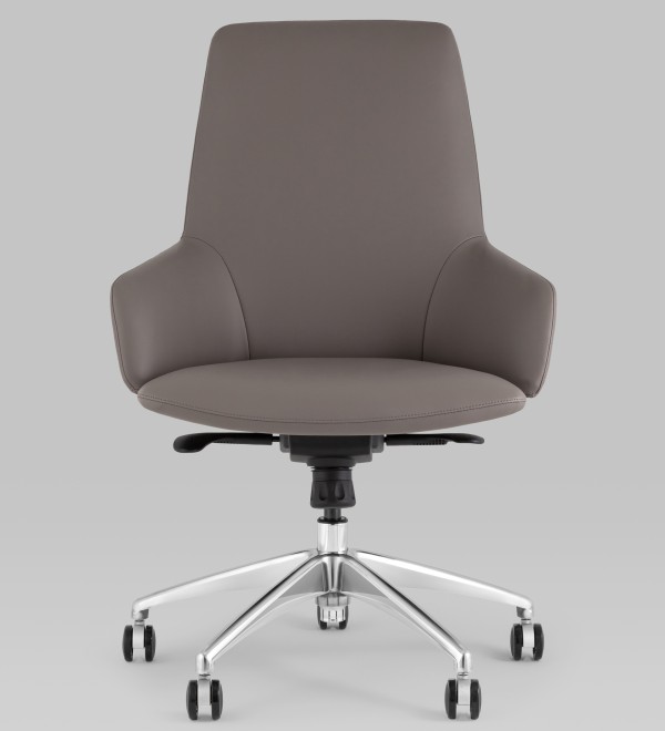 Кресло офисное TopChairs Bow серый