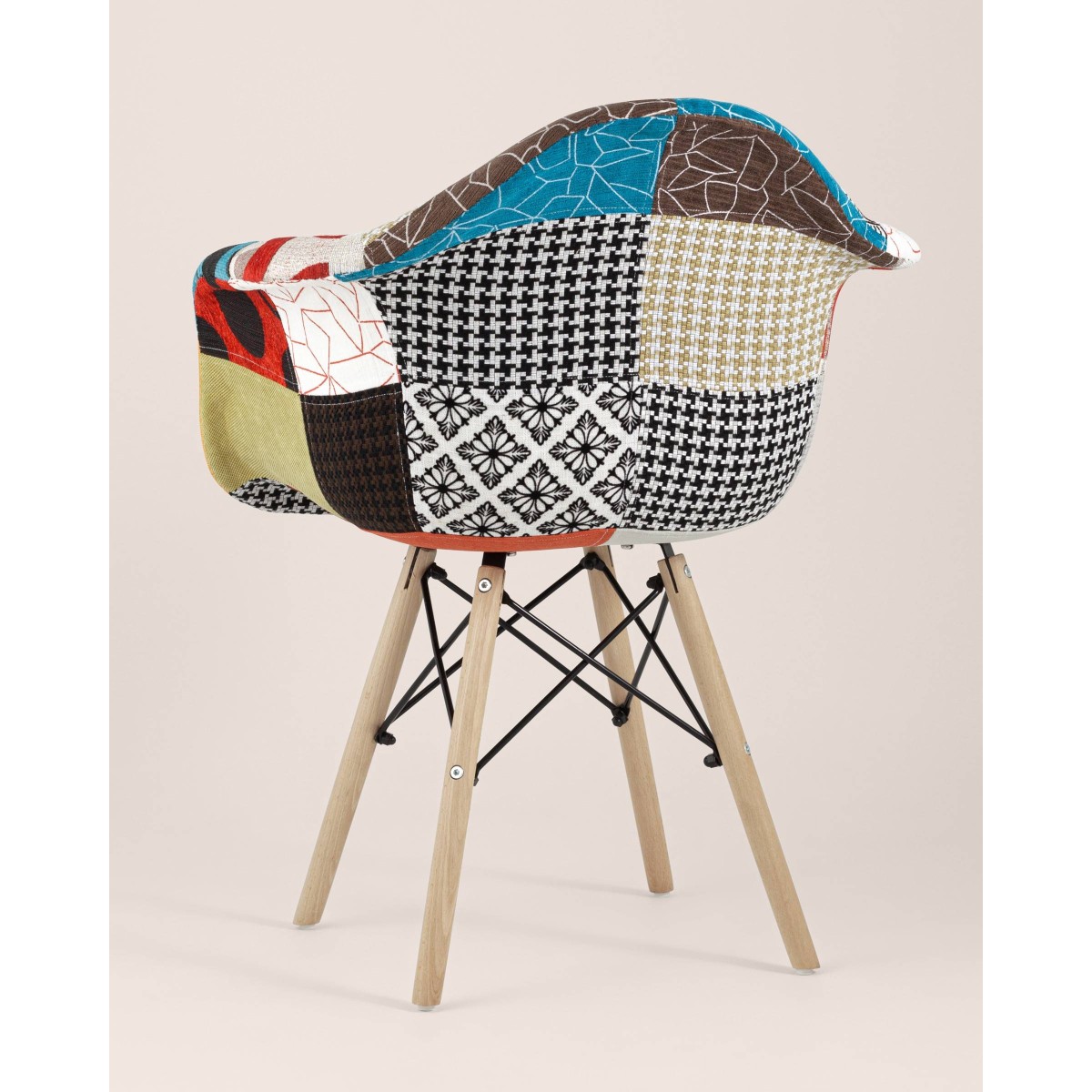 Кресло Eames DSW пэчворк