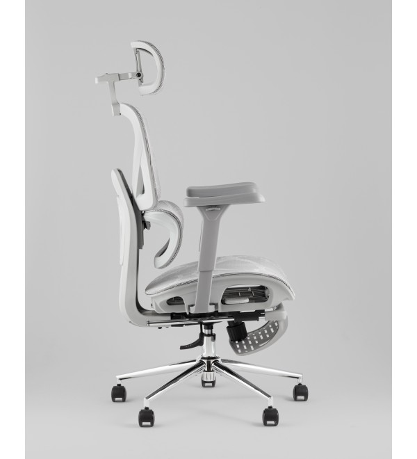Кресло офисное TopChairs Vertus серая сетка