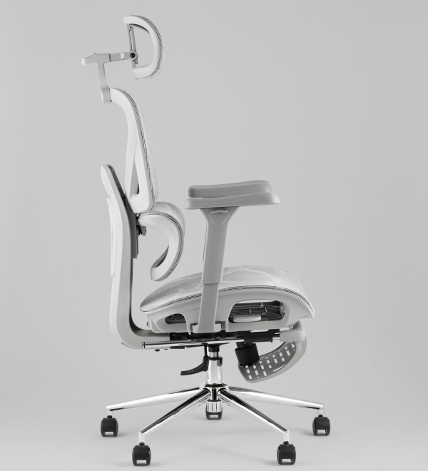 Кресло офисное TopChairs Vertus серая сетка