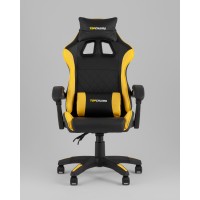 Кресло спортивное TopChairs MG-7043 черно-жёлтый