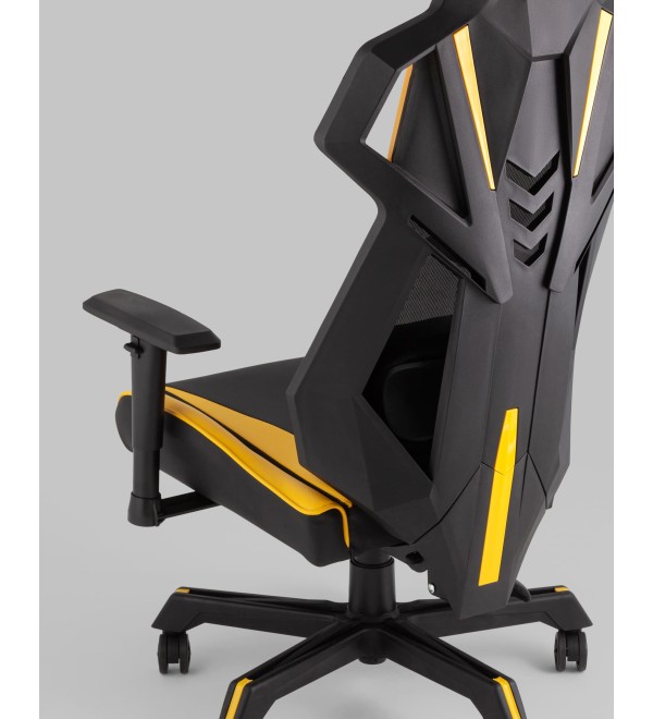 Кресло спортивное TopChairs Рэтчэт желтый
