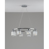 Люстра подвесная Moderli V11708-8P Prismique