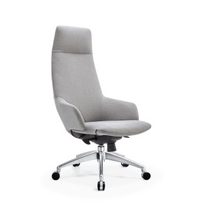 Кресло руководителя TopChairs Bow в ткани серый