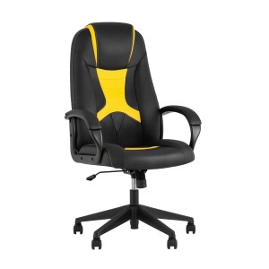 Кресло игровое TopChairs ST-CYBER 8 черный/желтый