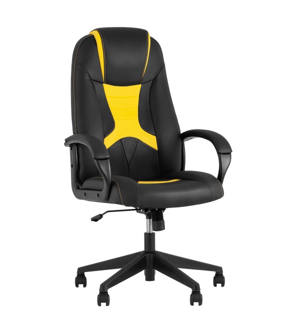 Кресло игровое TopChairs ST-CYBER 8 черный/желтый