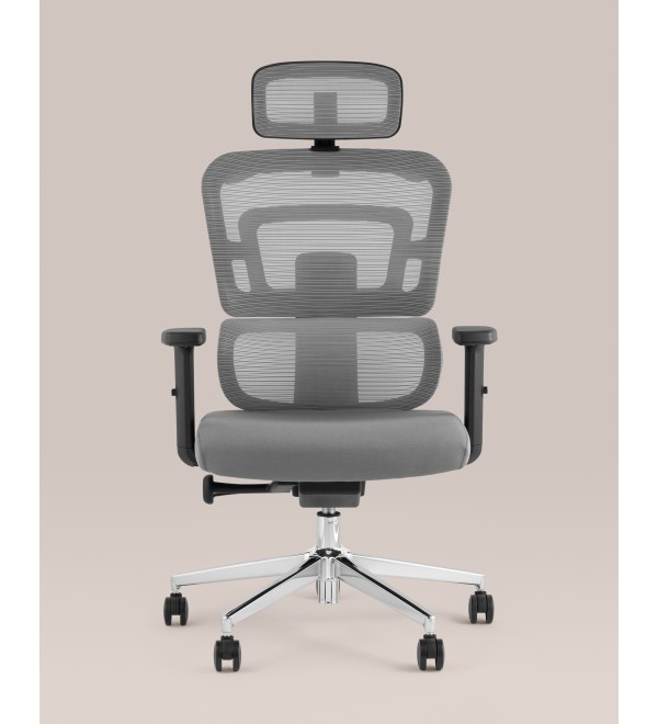 Кресло офисное TopChairs Techno серый