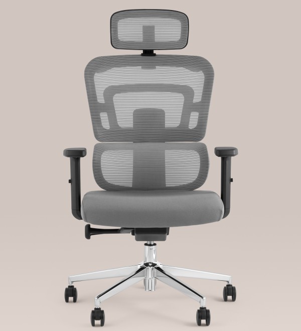 Кресло офисное TopChairs Techno серый