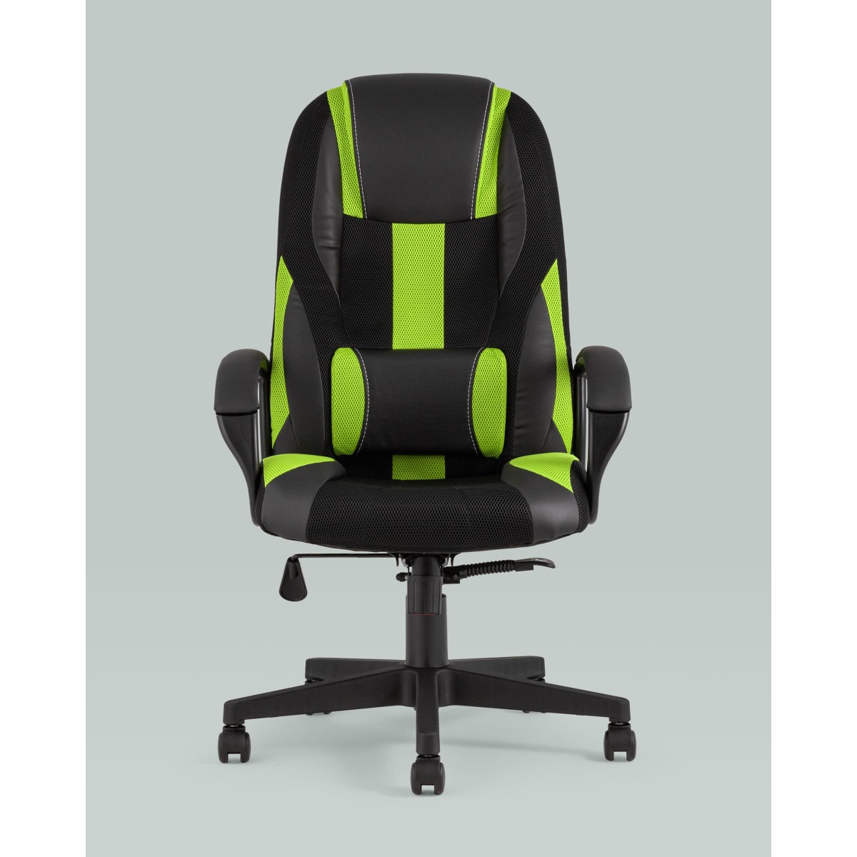 Кресло игровое TopChairs ST-CYBER 9 черный/зеленый
