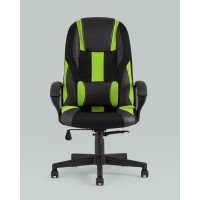 Кресло игровое TopChairs ST-CYBER 9 черный/зеленый