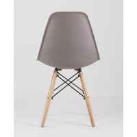 Стул Eames Style DSW темно-серый x4 (разборный каркас)