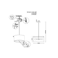 Светильник подвесной Moderli V11513-3P Tropic