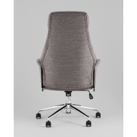 Кресло офисное TopChairs Neoma темно-серый ткань