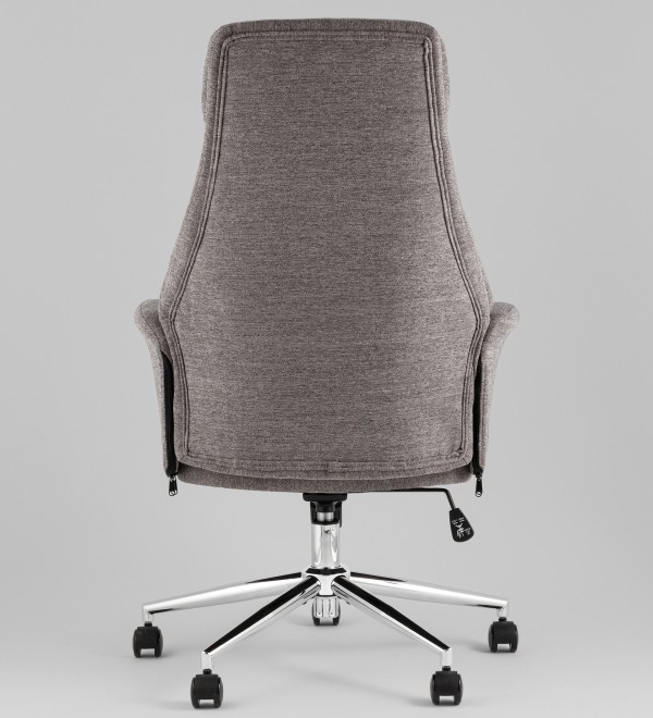 Кресло офисное TopChairs Neoma темно-серый ткань