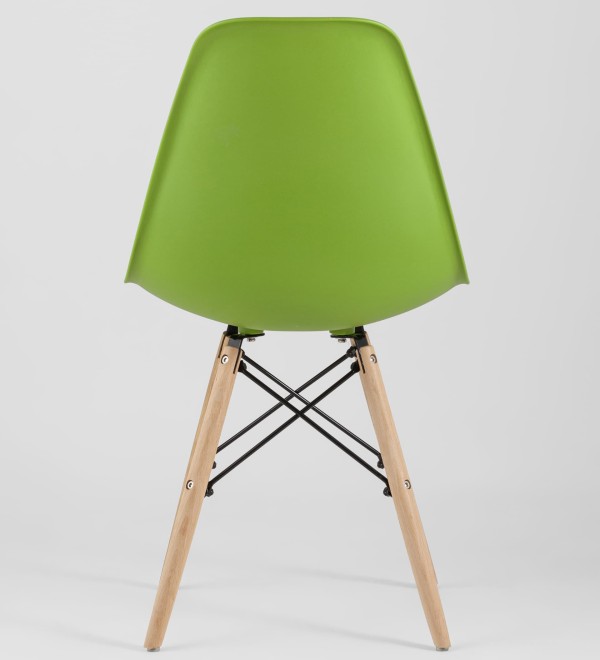 Стул Eames Style DSW зеленый x4 (разборный каркас)