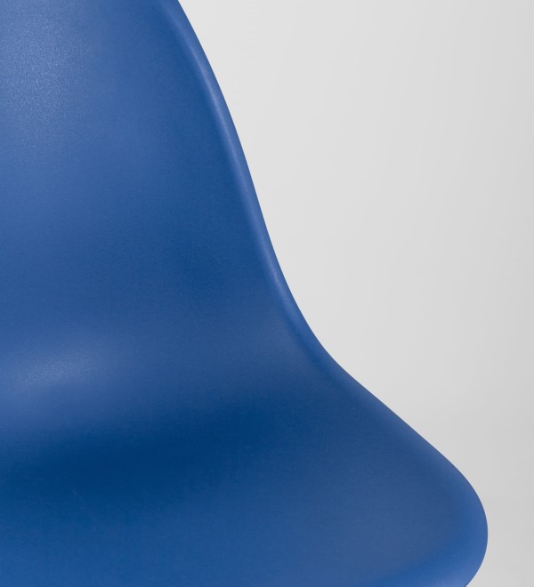 Стул Eames Style DSW синий (разборный каркас)
