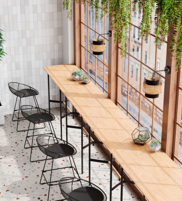 Стол барный Knobb 120*60 светлое дерево