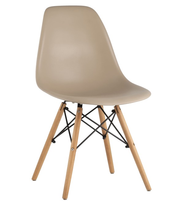 Стул Eames DSW бежевый
