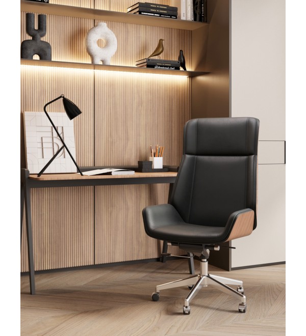 Кресло руководителя TopChairs Crown SN черный