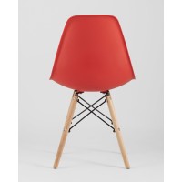 Стул Eames Style DSW красный (разборный каркас)
