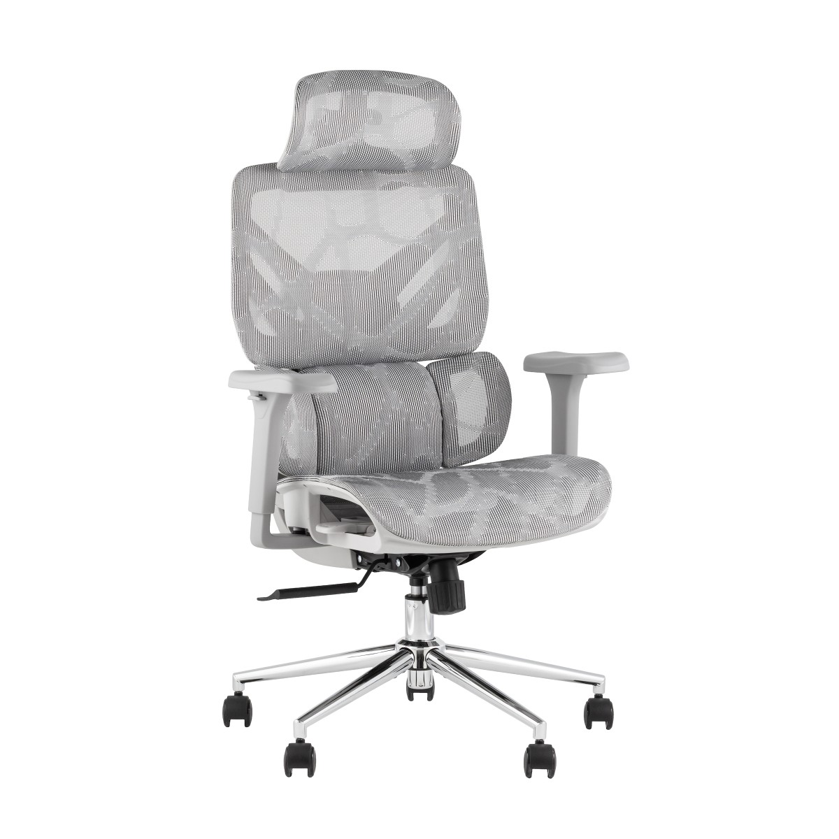 Кресло офисное TopChairs Structo серая сетка